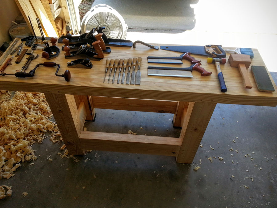 My Workbench Build - Hand Tools Only by Timmy2Hands ...